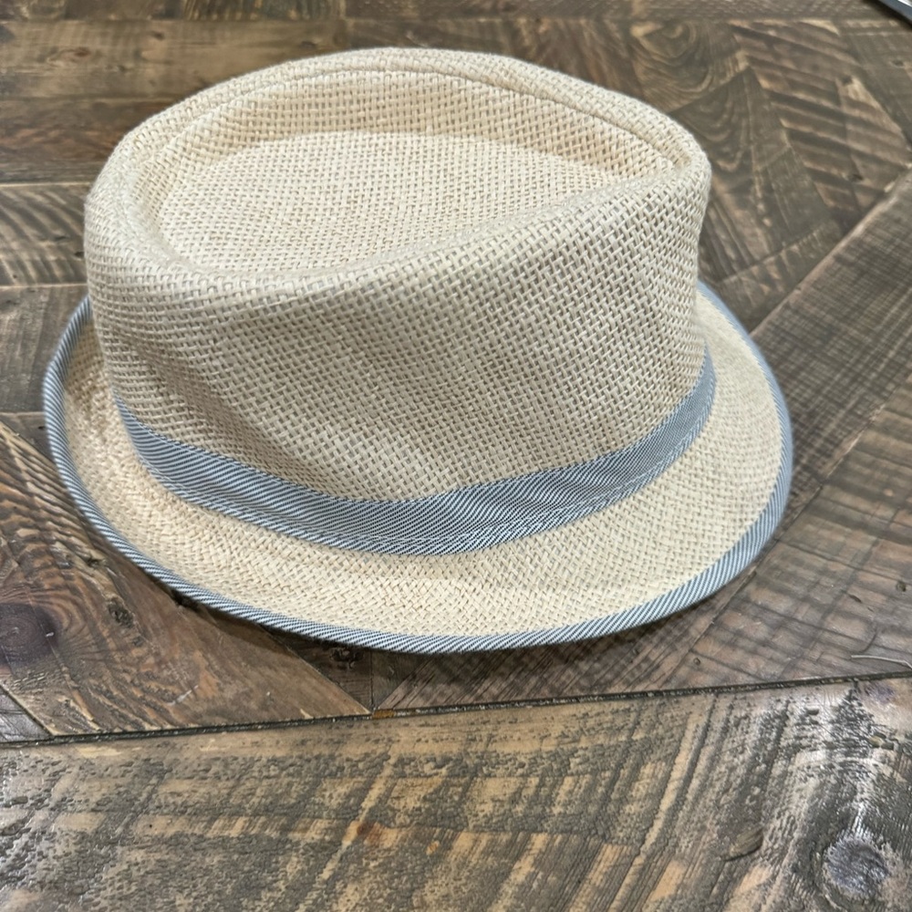 Hipster Tan  Hat Fedora Style Headwear S/M. 100% Paper.